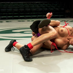 Beretta James in 'Kink' 2 hot wrestlers battle in the featherweight division! Veteran destroys Rookie, fucks her up hard! (Thumbnail 1)