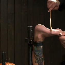 Gia DiMarco in 'Kink' Milf made to squirt over and over. Fucked, caned, nipple torment, foot torture and a facial, fun day (Thumbnail 3)