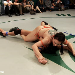 Kaylee Hilton in 'Kink' June Tag Team Match Up Part 1: Four Fierce and Sexy Wrestlers! Brutal Submission holds! Face Sitting (Thumbnail 5)