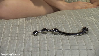 Nicotine en 'Anal Antics... Nicotine First time self ass fuck!'