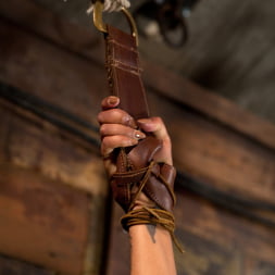 Skin Diamond in Category 5 wrist suspension Caned, nipple torture and brutal crotch rope! Left to hang and suffer! (Photo 5) Skin Diamond in 'Kink' Category 5 wrist suspension Caned, nipple torture and brutal crotch rope! Left to hang and suffer! (Thumbnail 5)